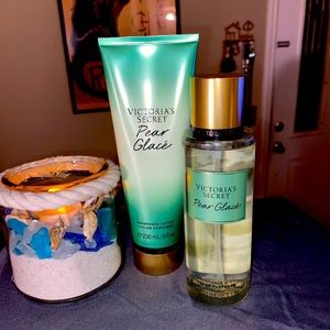 Victoria's Secret Pear Glace Fragrance Mist and Lotion Set